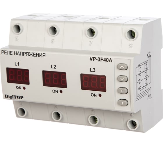 реле напряжения digitop vp-3f40a