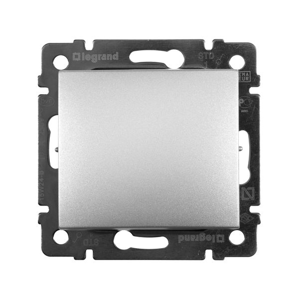 legrand valena выключатель 1 клавишный алюминий