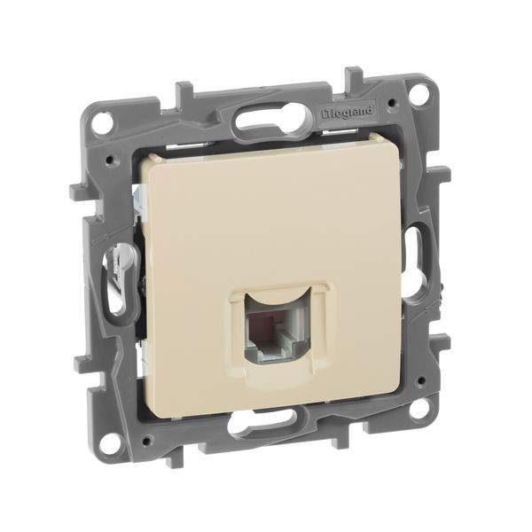legrand etika розетка телефонная 1-я rj-11 слоновая кость