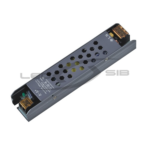 Блоки питания (драйвер) для светодиодной ленты LR-SLIM 12V 60Вт (5А) (127х46х32см) IP20 Лед-рэй