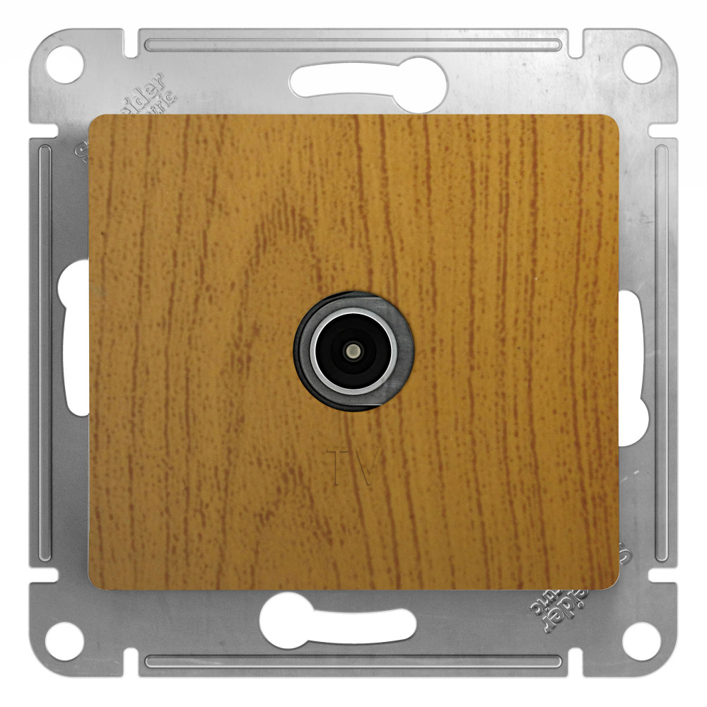 System Electric Glossa розетка TV коннектор дуб GSL000593 