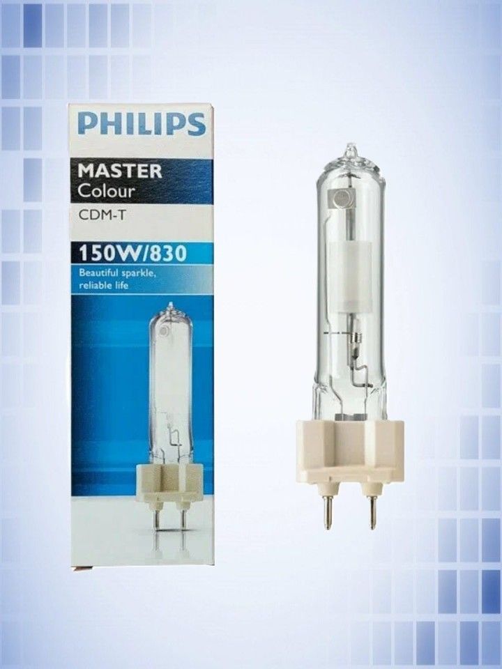 лампа металлогалогенная master colour cdm-t g12 150w/830 wdl philips