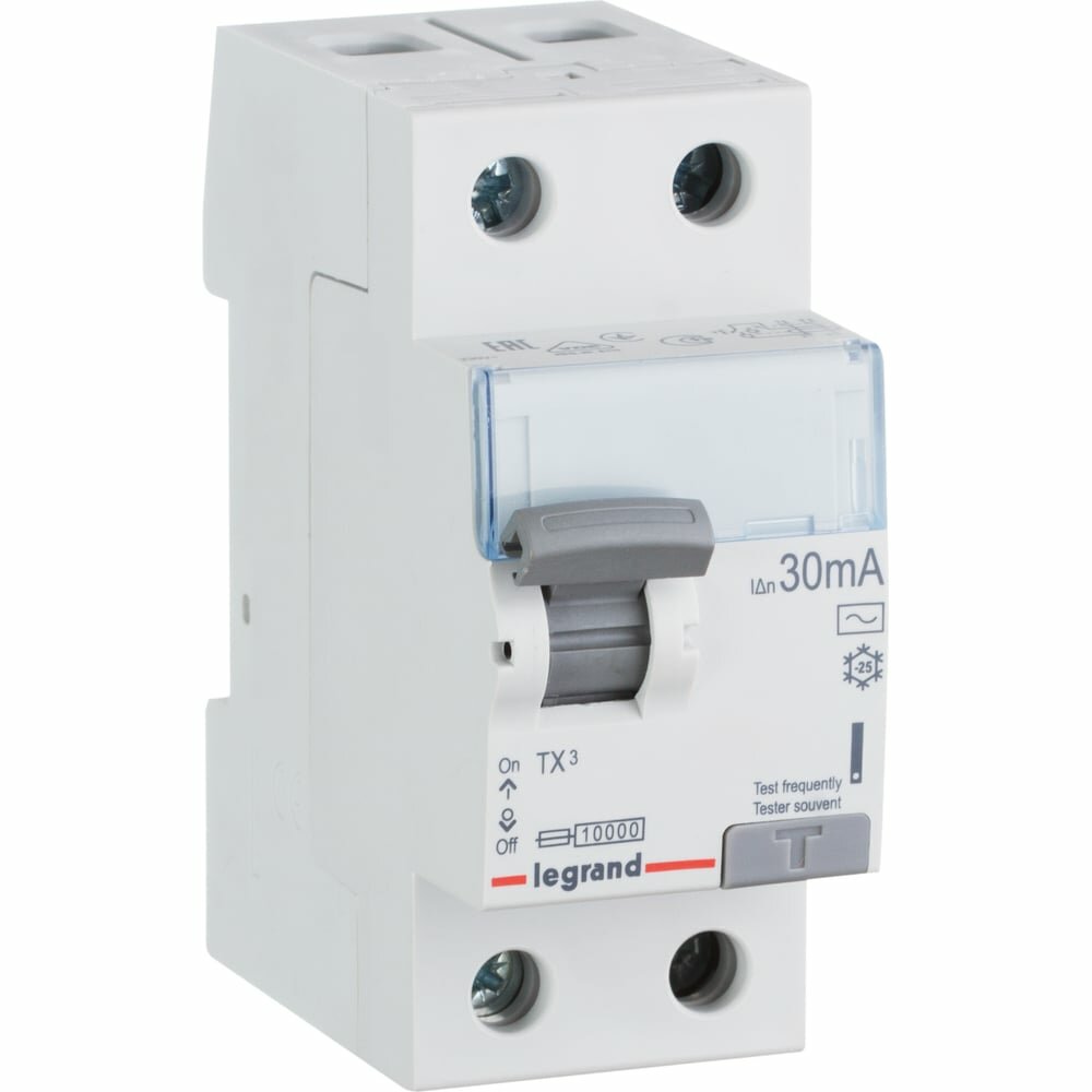 legrand 403001 вдт устройство защитного отключения tx3 2р 40a 30ма тип ас
