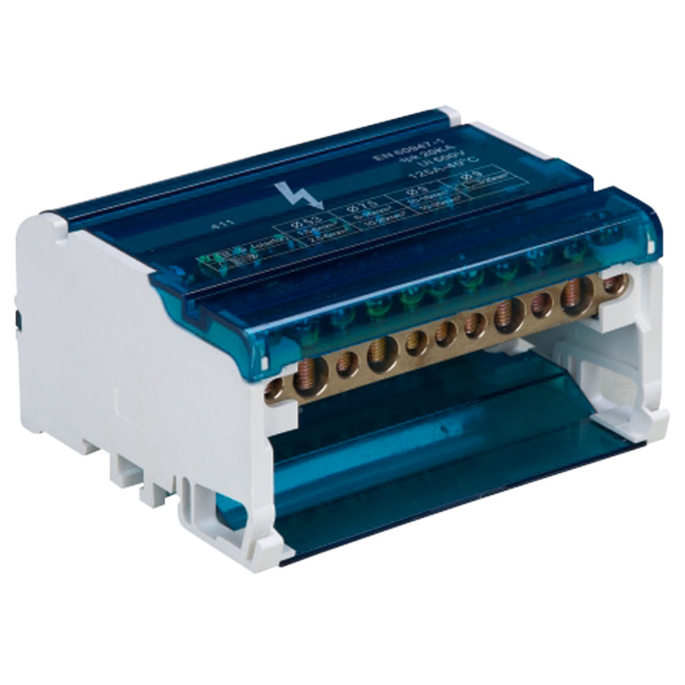 шины на din-рейку в корпусе (кросс-модуль) 4х11 3l+pen ld505-411 39684 stekker