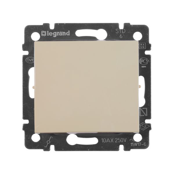 legrand valena переключатель 1 клавишный слоновая кость