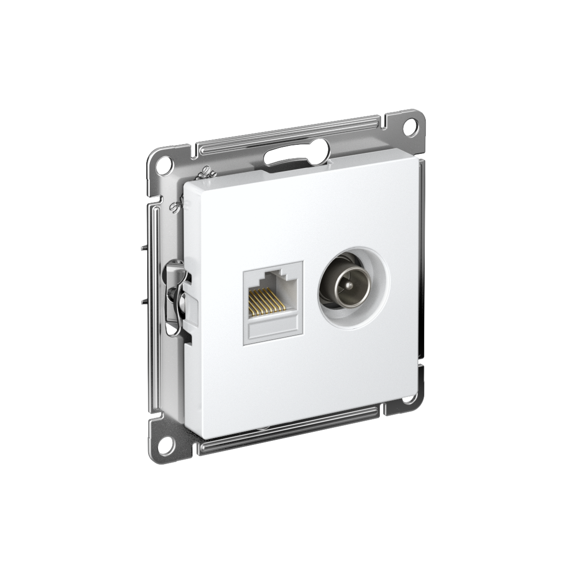 Systeme Electric ATLASDESIGN розетка TV+RJ45 5е кат. лотос