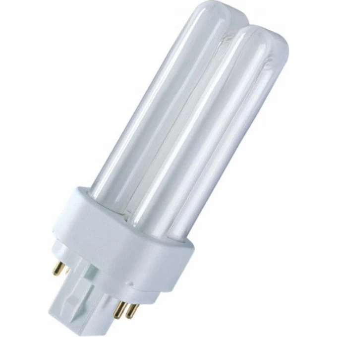 лампа люминесцентная dulux d/e g24q 26вт 840 osram