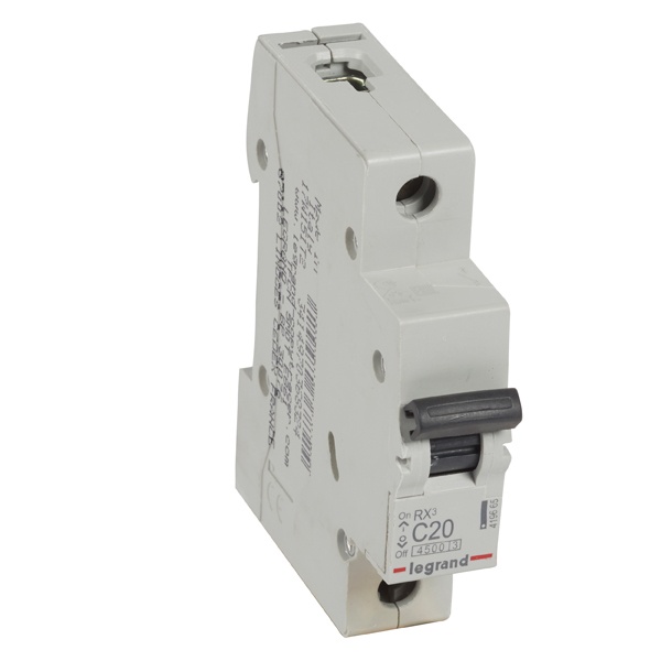 Legrand автоматический выключатель RХ3 1P 20A 4,5кА тип С