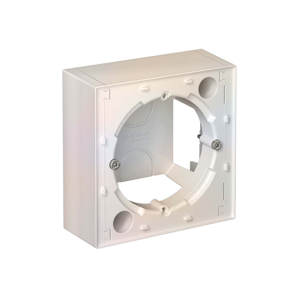 Systeme Electric ATLASDESIGN коробка наружного монтажа жемчуг