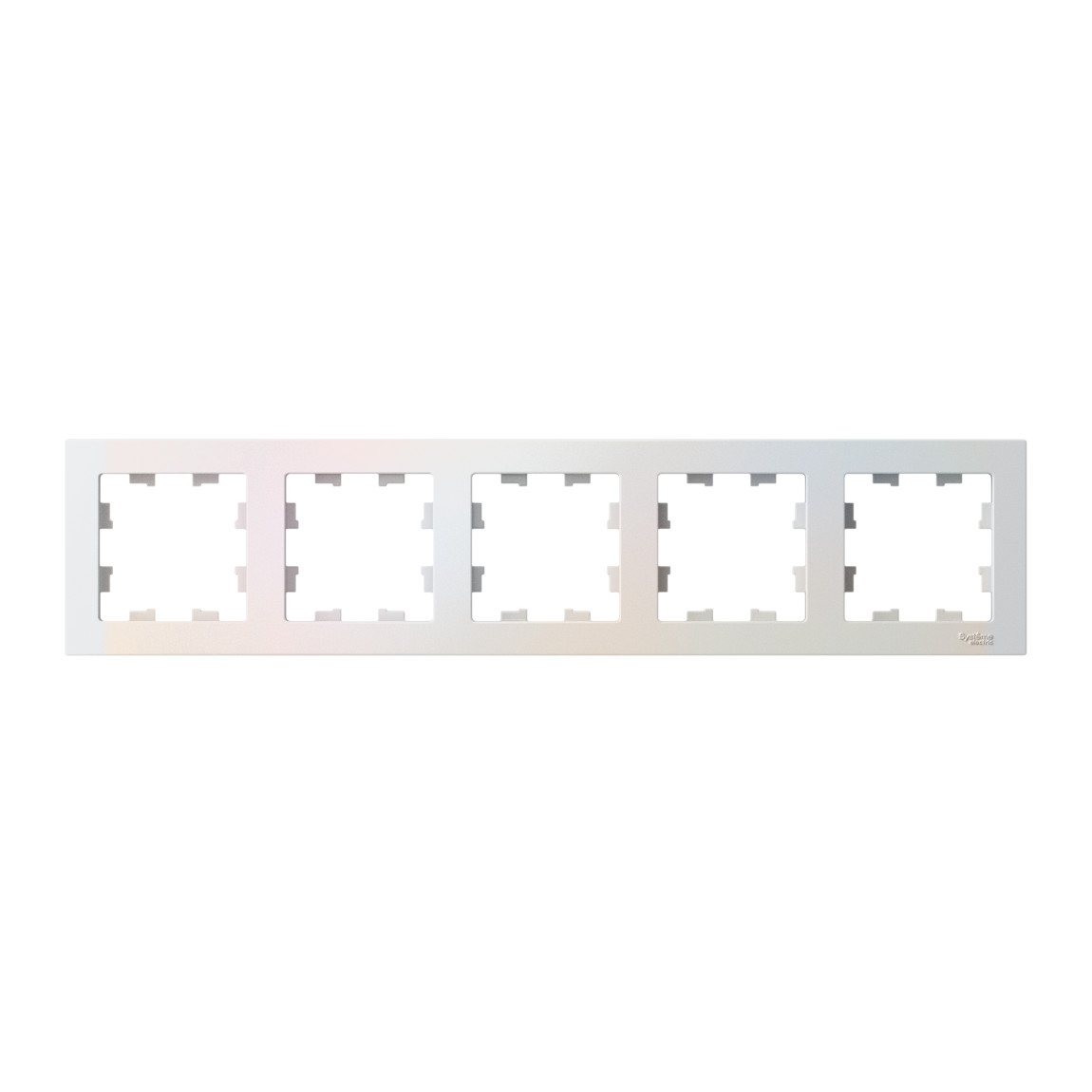 systeme electric atlasdesign рамка 5-я горизонтальная жемчуг