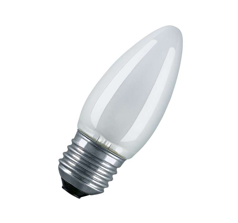 Лампа накаливания свеча CLASSIC B FR E27 40W матовая OSRAM