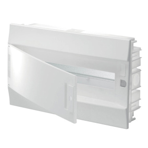 abb mistral 41 бокс встраиваемый ip41 12м белый непрозрачная дверь с клеммными блоками 1slm004101a11