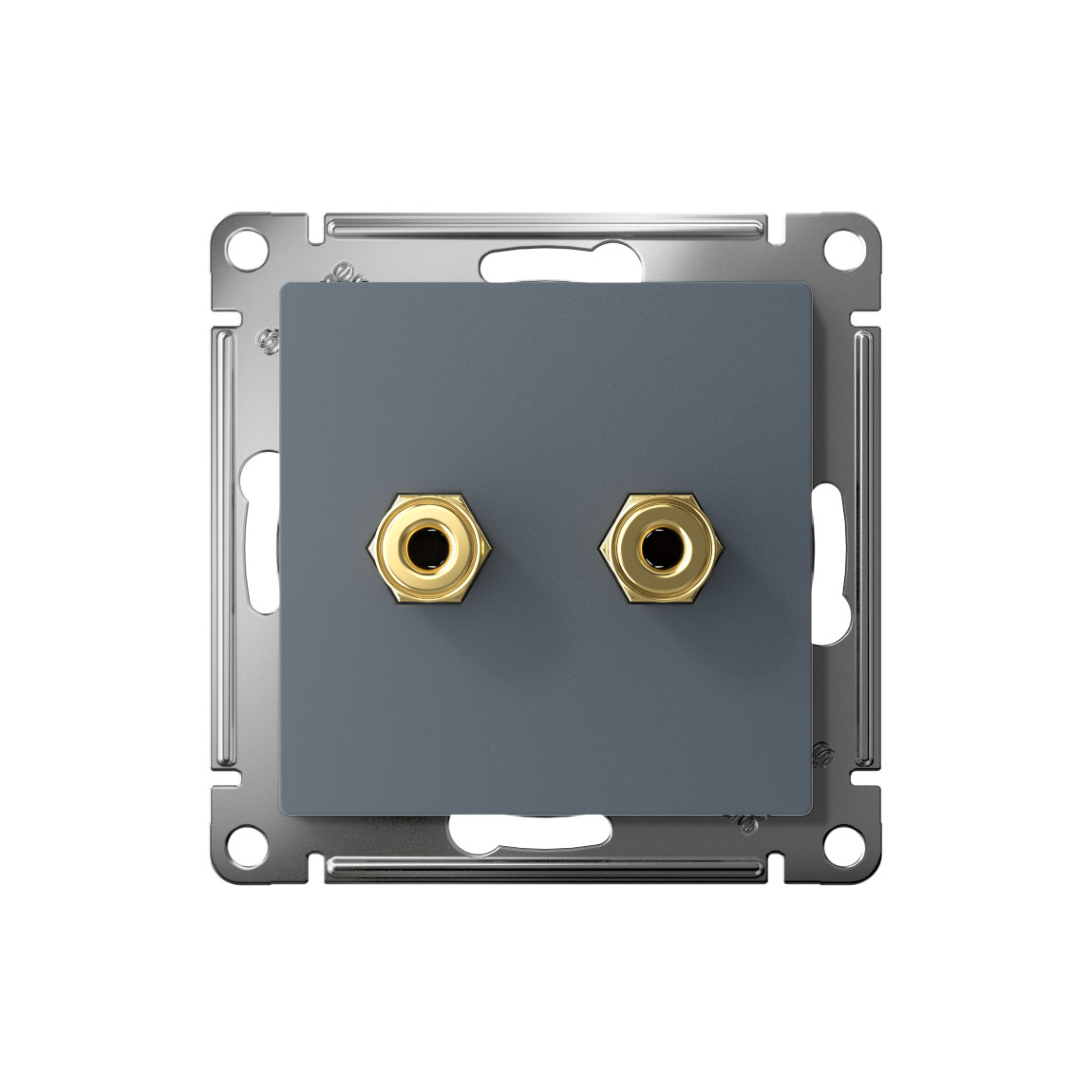 systeme electric atlasdesign розетка аудио 2-я грифель