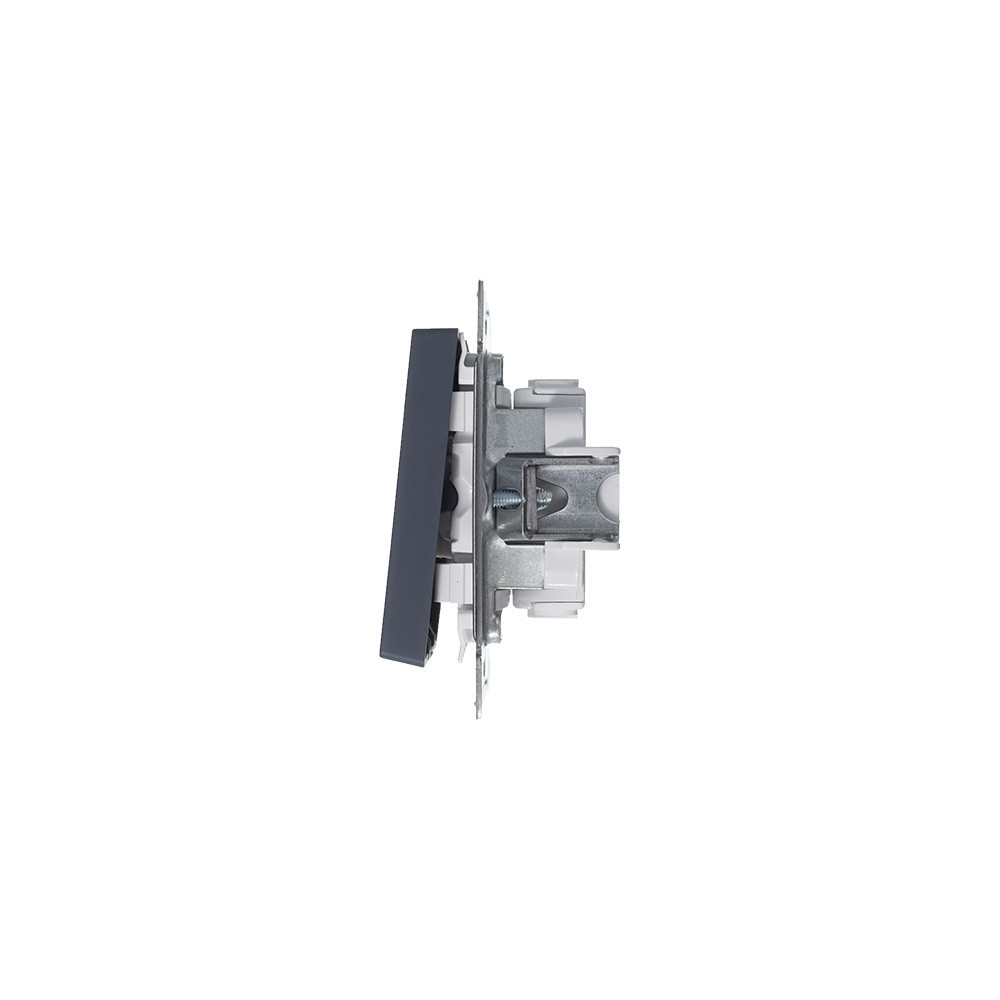 systeme electric atlasdesign, выключатель 3-клавишный грифель