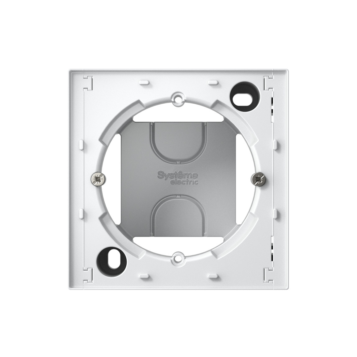 systeme electric atlasdesign, коробка наружного монтажа белый atn000100