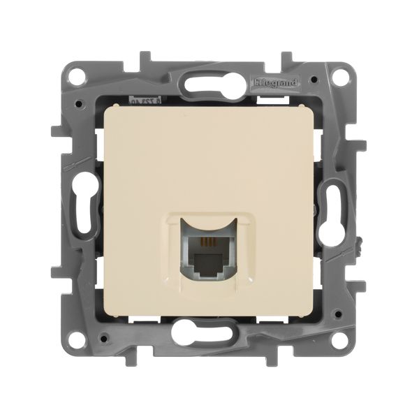 legrand etika розетка телефонная 1-я rj-11 слоновая кость
