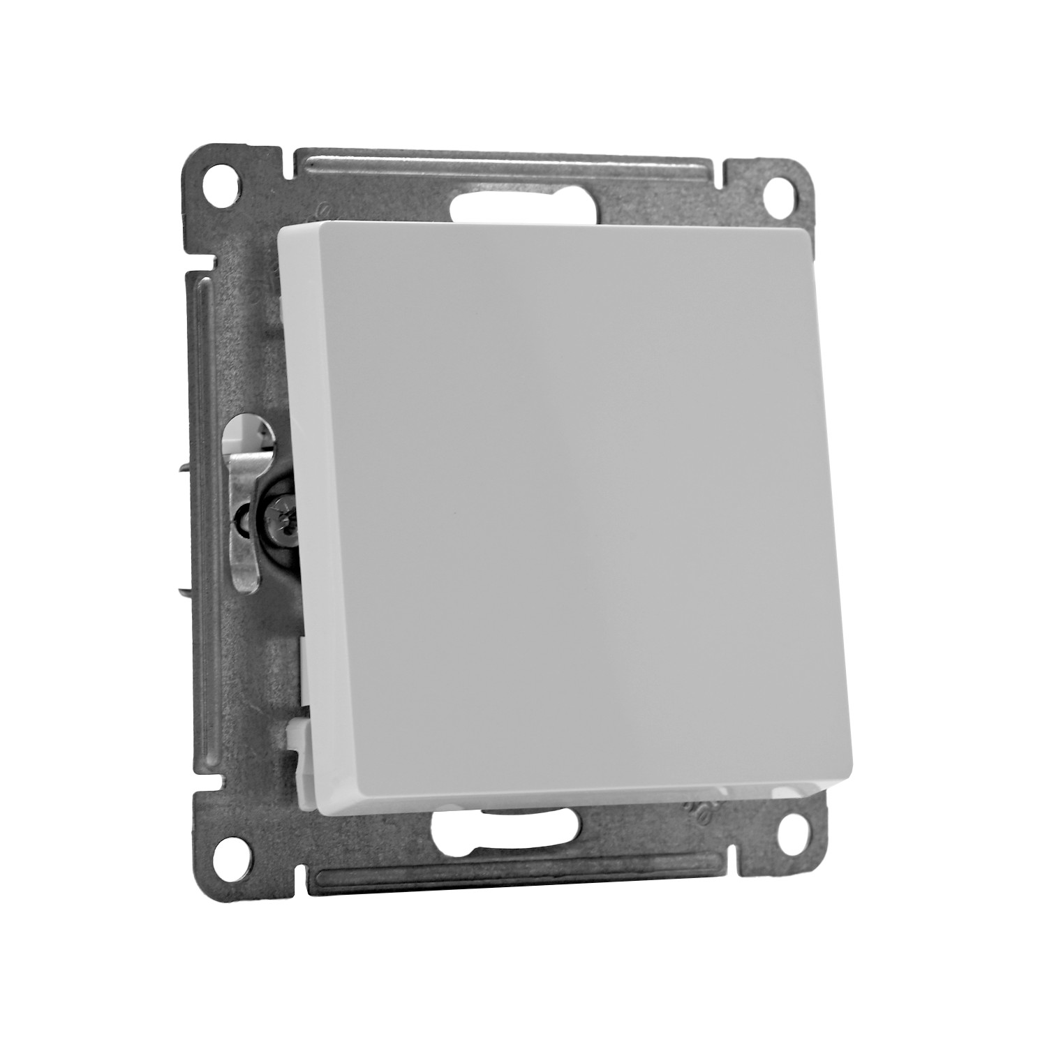 systeme electric atlasdesign, переключатель 1-клавишный белый atn000161