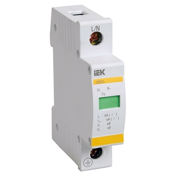 IEK ограничители импульсных перенапряжений ОПС1-C 1Р In=20kA 400B