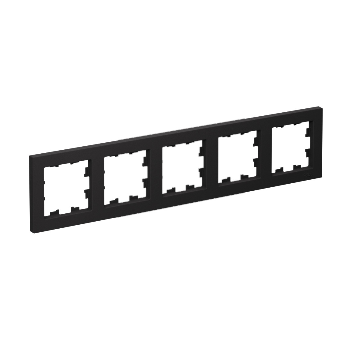 systeme electric atlasdesign рамка 5-я горизонтальная карбон atn001005