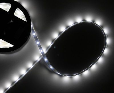 LUX Лента светодиодная открытая IP20 12V 20 Вт/м 5630 60led/м 6000К холодный белый Eleganz (5м)