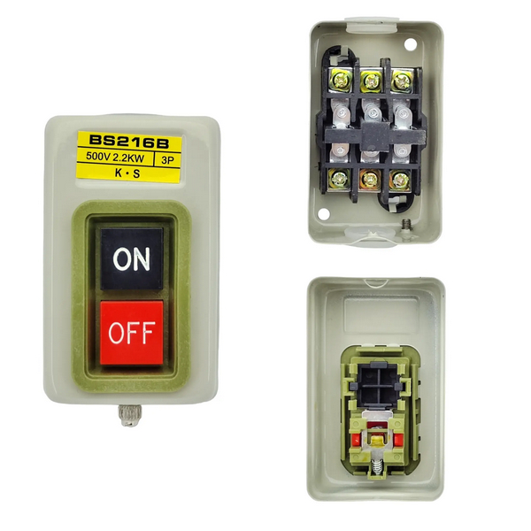 BS 216B блок управления 15A 2,2 kW 500V (с фиксацией) Ванбор