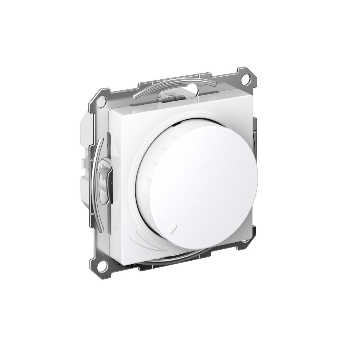 systeme electric atlasdesign светорегулятор поворотно-нажимной 400вт дим. led лампы лотос