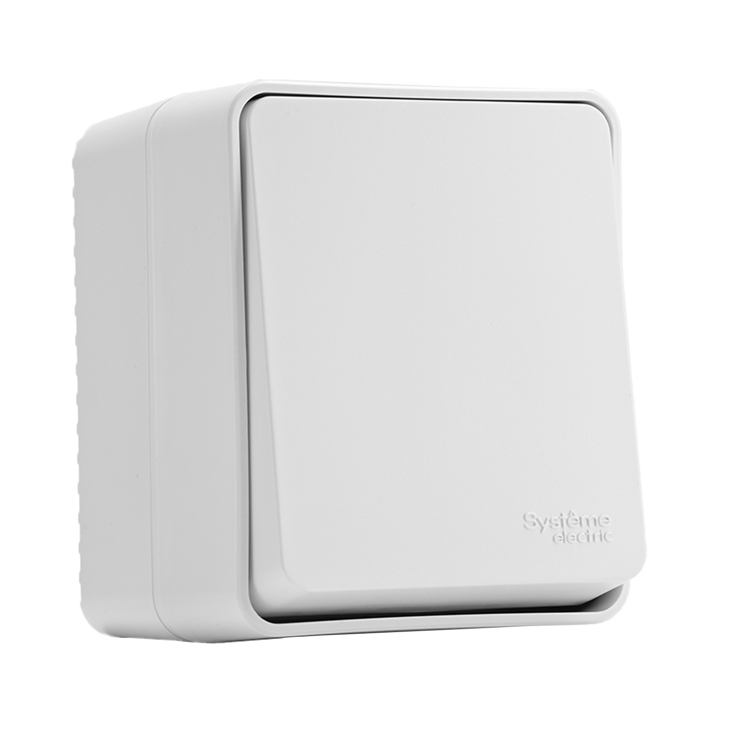 atlasdesign profi54 о/у выключатель 1-клавишный 10а ip54 белый atn540111