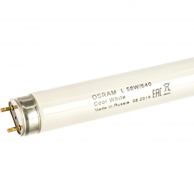 лампа люминесцентная t8 g13 58вт/640 (1500мм) osram-см (россия)