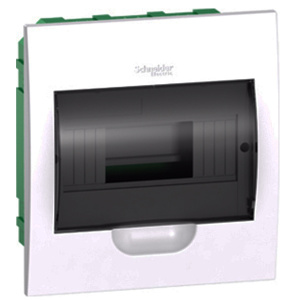 шкаф встраиваемый с прозрачной дверью 1ряд/8 модулей easy9 schneider electric