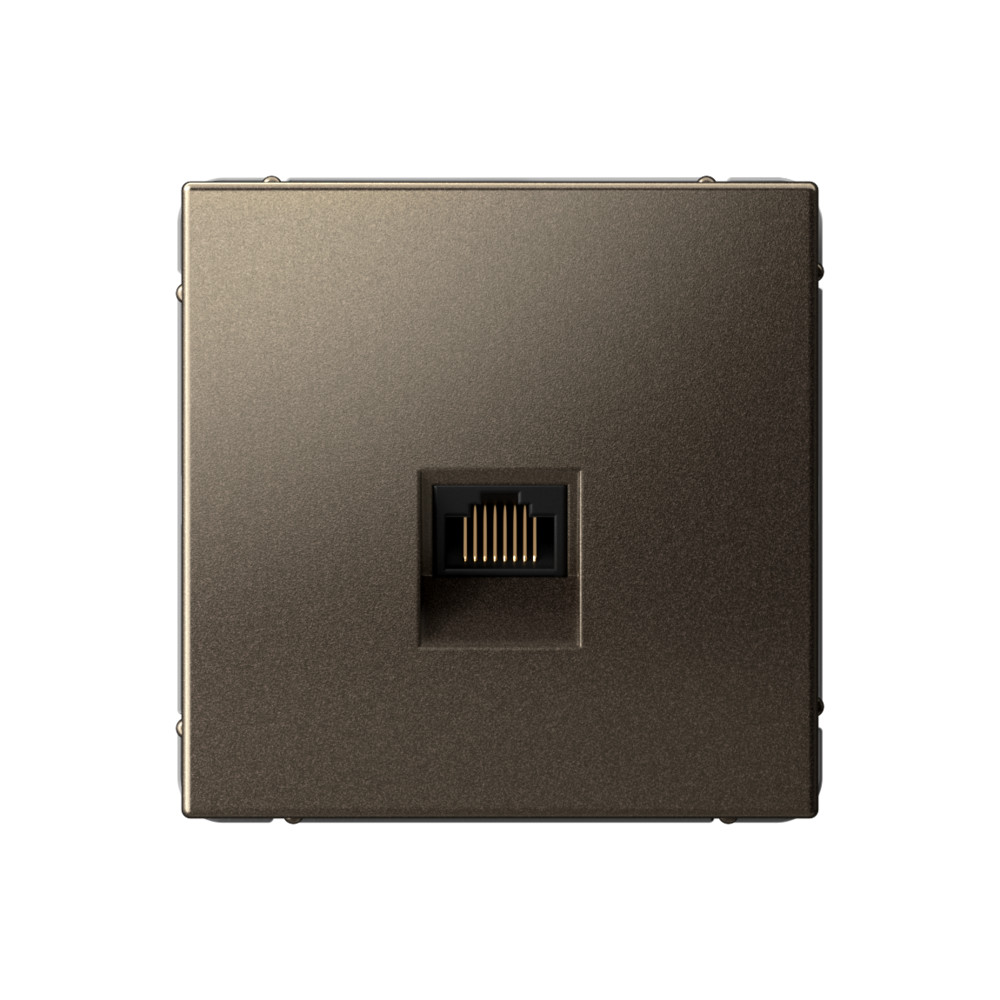System Electric ArtGallery розетка компьютерная 1-я RJ45 6е кат. мокко GAL000686