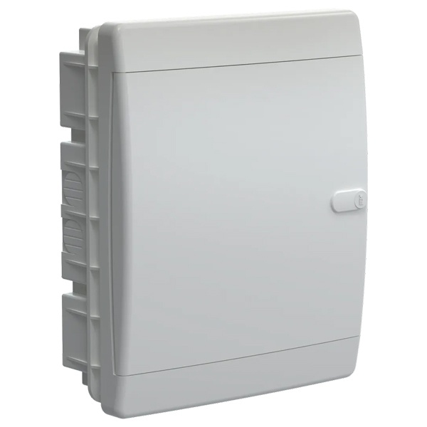 IEK Бокс пластиковый UNION Compact ЩРВ-П-18 автоматов IP41 встраиваемый белый дверца