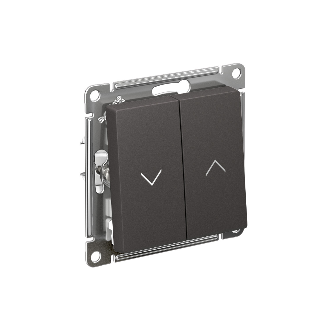systeme electric atlasdesign выключатель управления для жалюзи и рольставней базальт atn001419