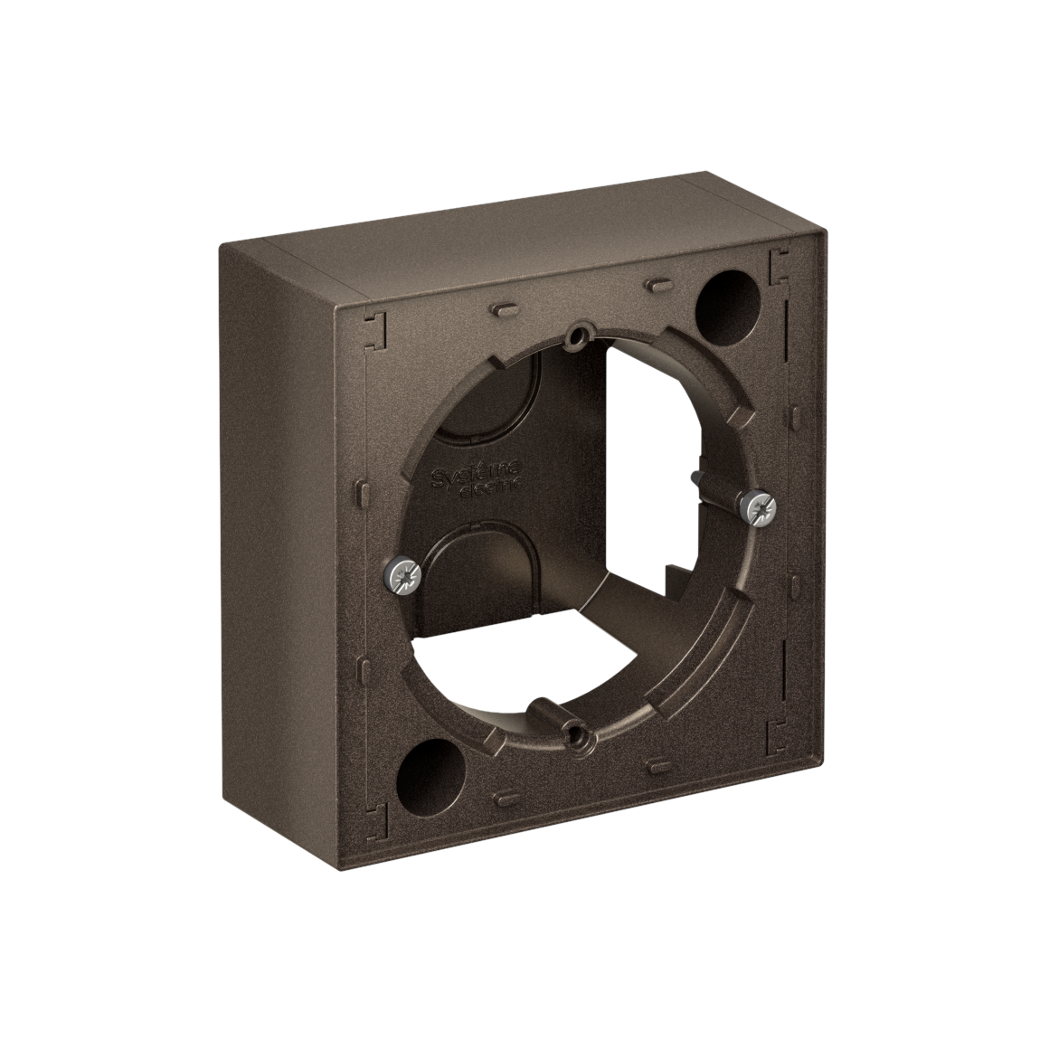 Systeme Electric ATLASDESIGN коробка наружного монтажа мокко