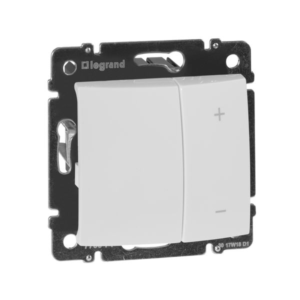 legrand valena светорегулятор 60-600вт клавишный белый