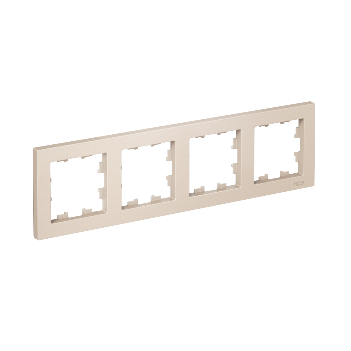 Systeme Electric ATLASDESIGN, рамка 4-я горизонтальная бежевый ATN000204
