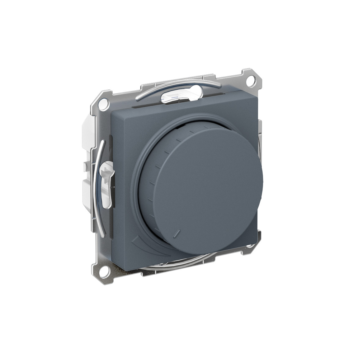 systeme electric atlasdesign, светорегулятор поворотно-нажимной 400вт дим. led лампы грифель 