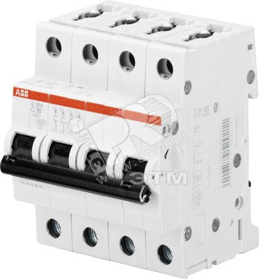 abb автоматический выключатель s204 4p c 25а 6ka 2cds254001r0254
