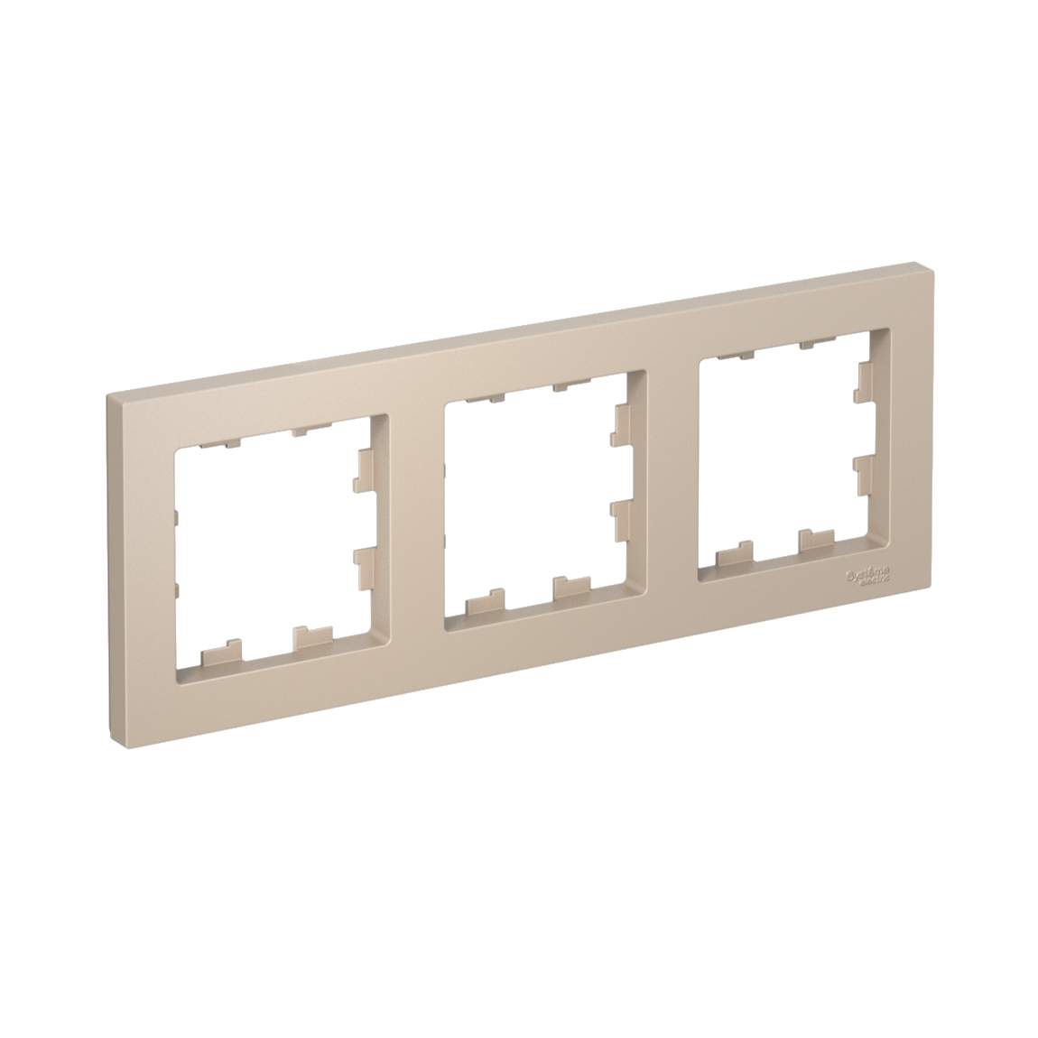 Systeme Electric ATLASDESIGN рамка 3-я горизонтальная песочный