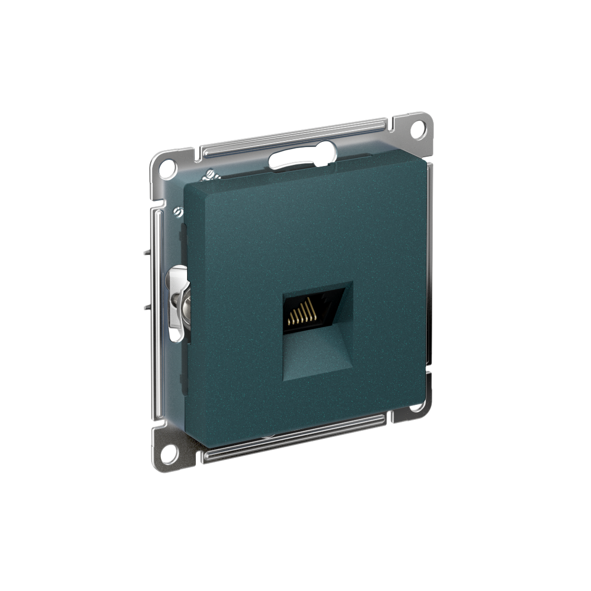 Systeme Electric ATLASDESIGN розетка компьютерная 1-я RJ45 5е кат. изумруд