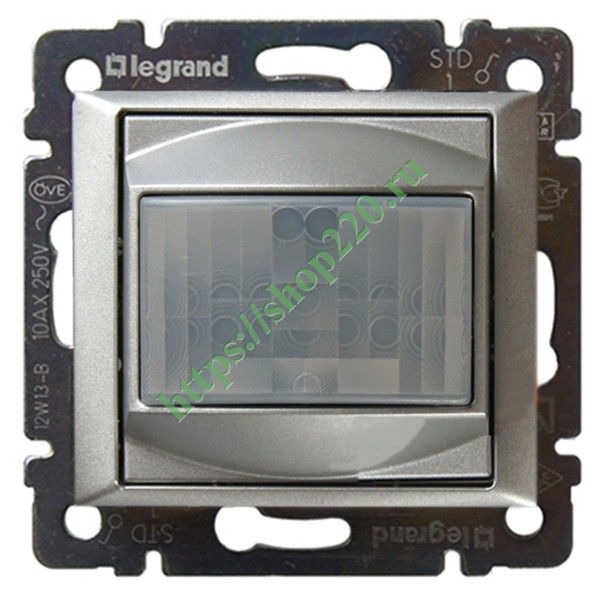 Legrand Valena датчик движения 2-х проводный 40-320Вт алюминий
