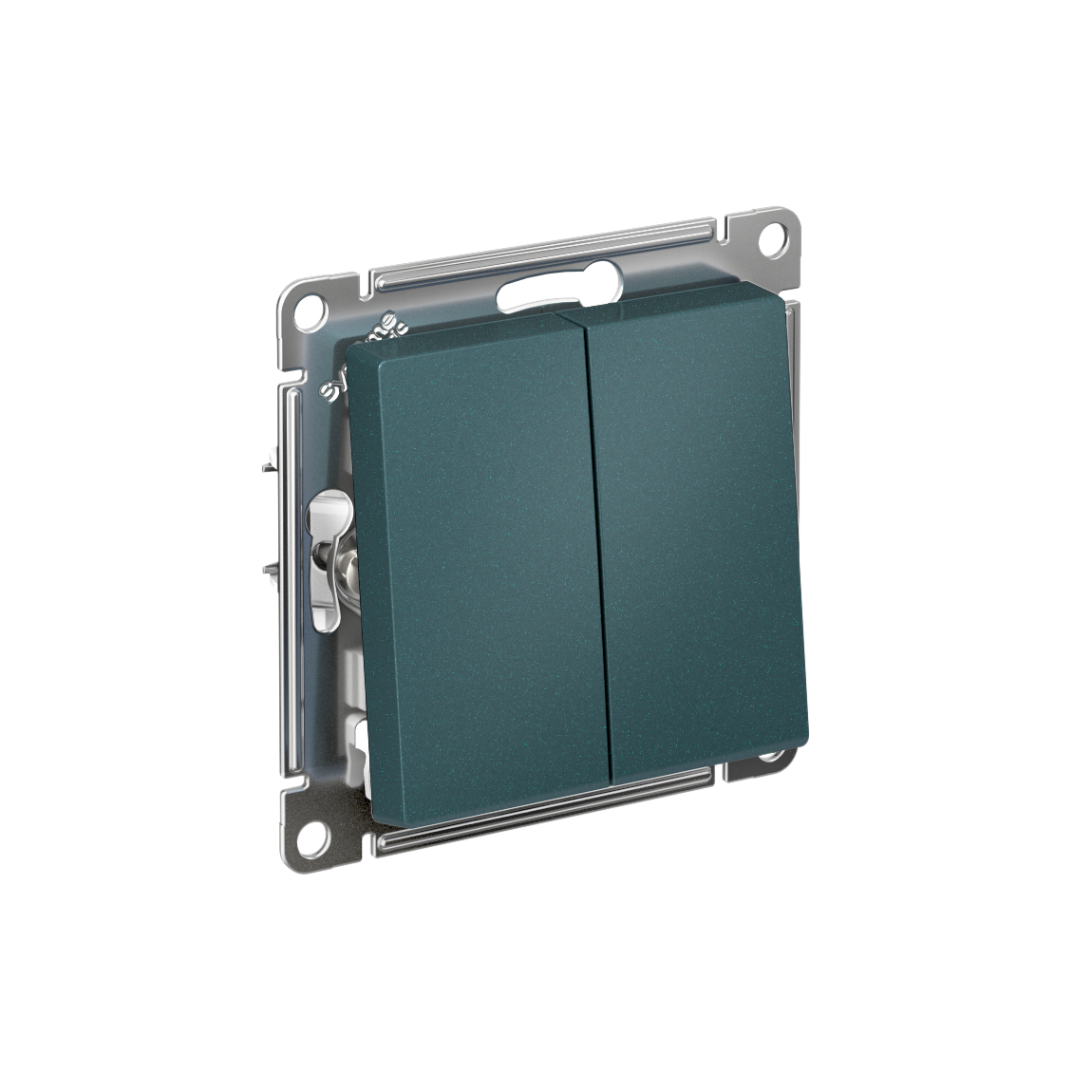 Systeme Electric ATLASDESIGN переключатель 2-клавишный изумруд