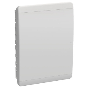 iek бокс пластиковый встраиваемый tekfor щрв-п-54 ip41 белая дверь 