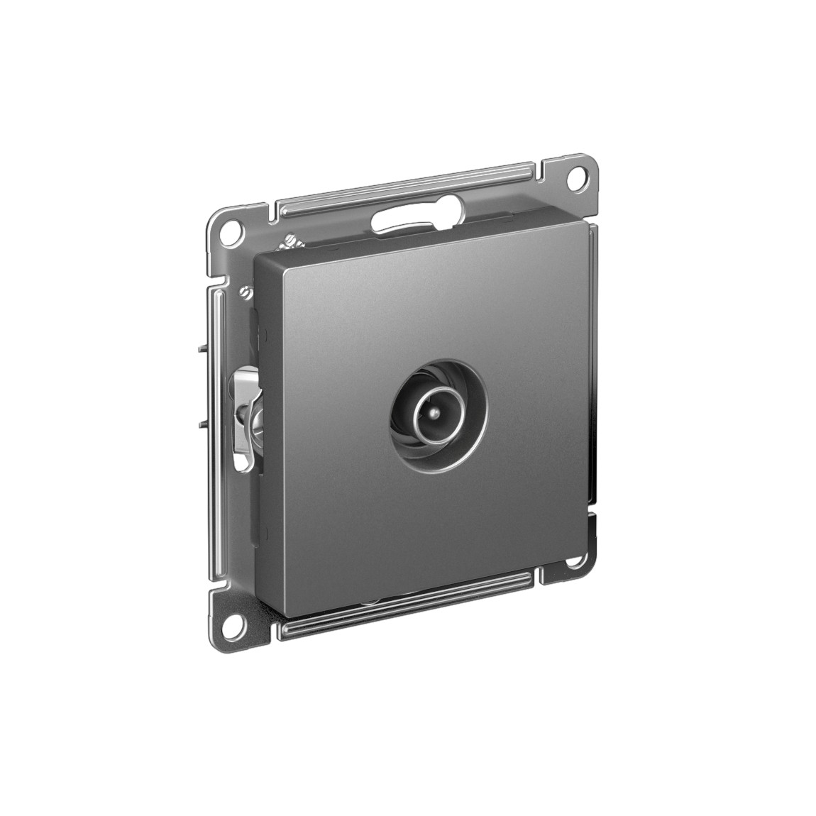 systeme electric atlasdesign розетка tv оконечная 1db сталь