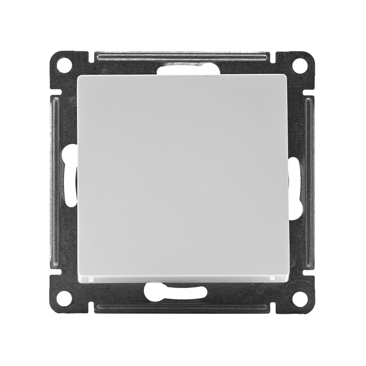 systeme electric atlasdesign, выключатель 1-клавишный белый atn000111