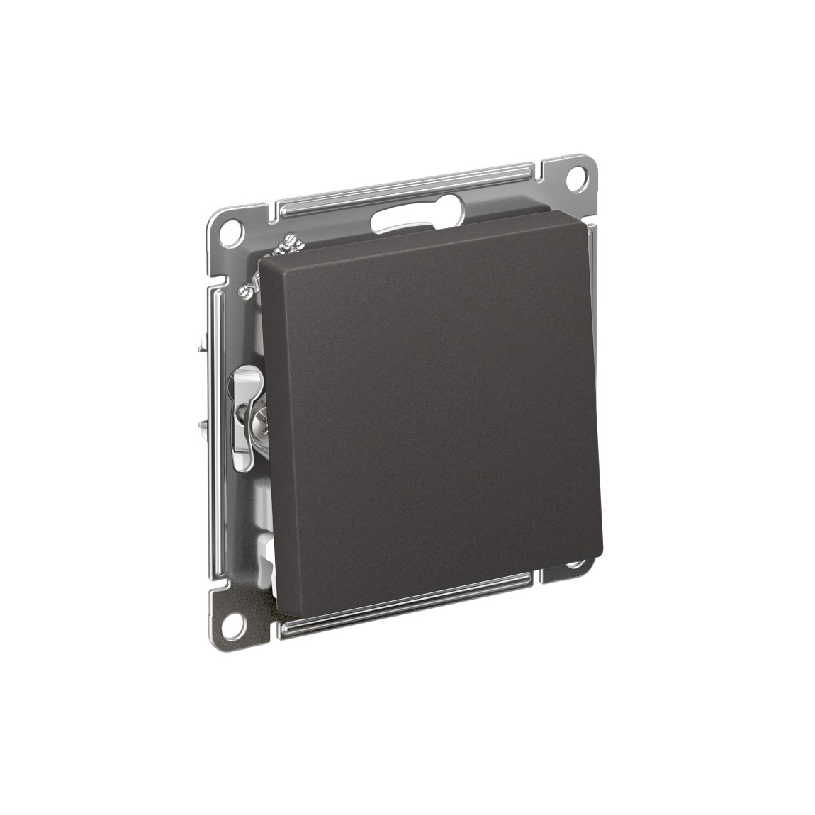 systeme electric atlasdesign выключатель 1-клавишный базальт atn001411