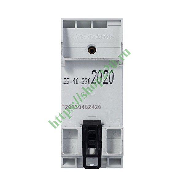 контактор esb25-40n-06 модульный (25а ас-1, 4но), катушка 230в ac/dc