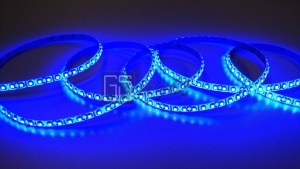 Лента светодиодная неоновая 12V-9,6Вт/м 2835-120led/м синий IP65 (5м/цена за 1м) Лед-рэй
