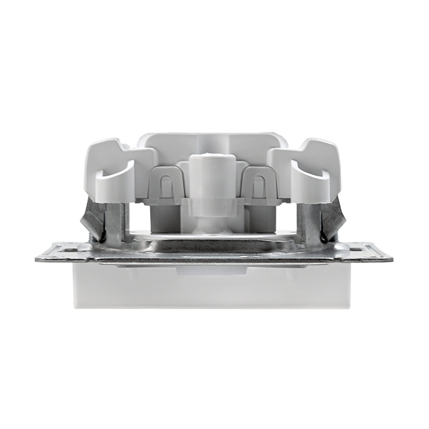 systeme electric atlasdesign, розетка 1-я без заземления белый atn000141										