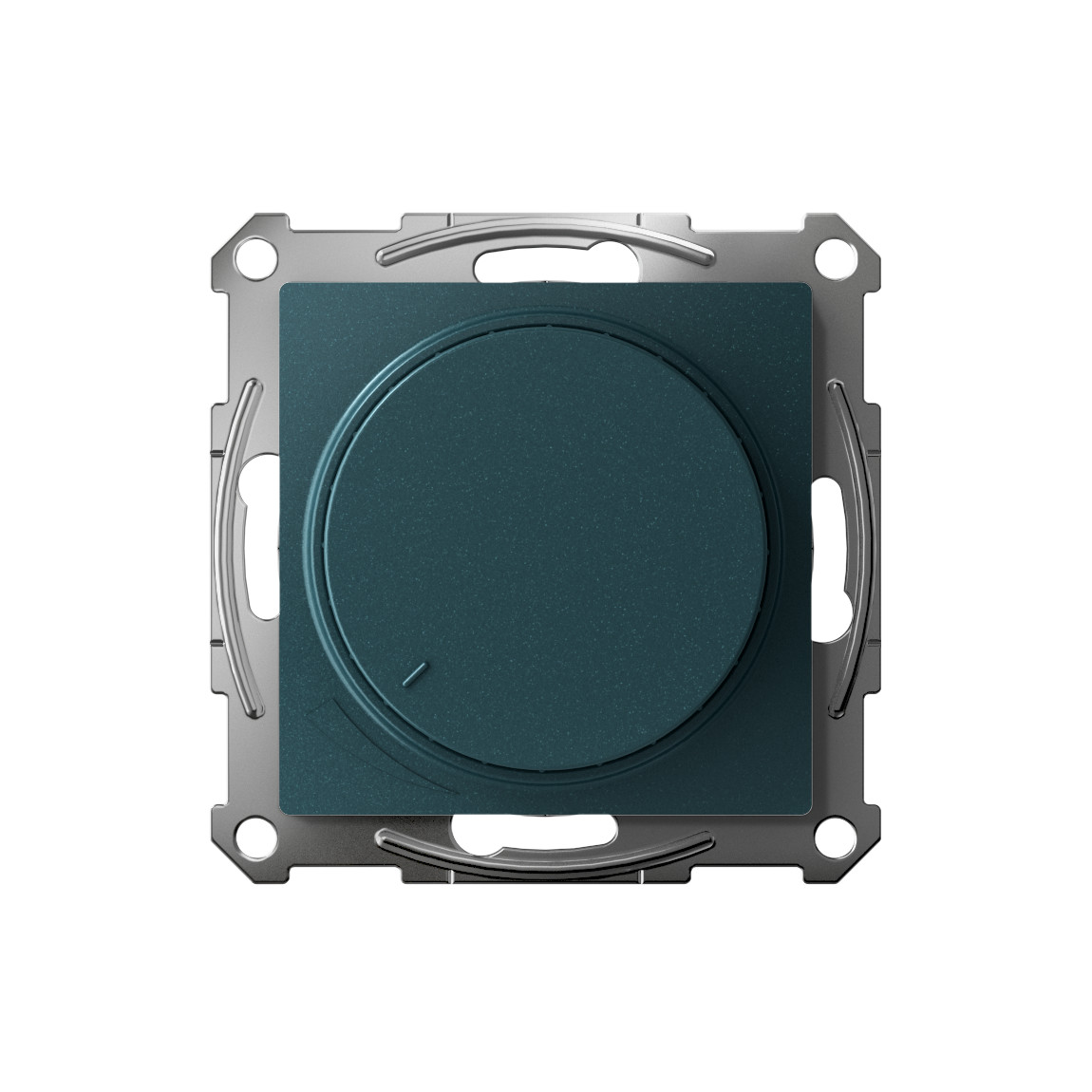 systeme electric atlasdesign, светорегулятор поворотно-нажимной 400вт дим. led лампы изумруд