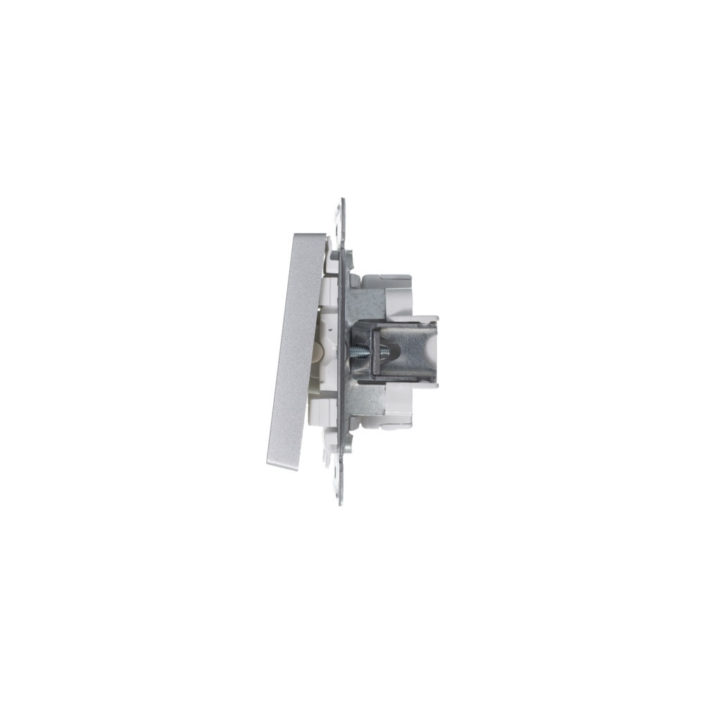 systeme electric atlasdesign, переключатель перекрестный 1-клавишный алюминий atn000371